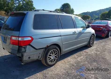 2007 Honda Odyssey Ex-L из США, поврежденный, VIN 5FNRL38617B059594